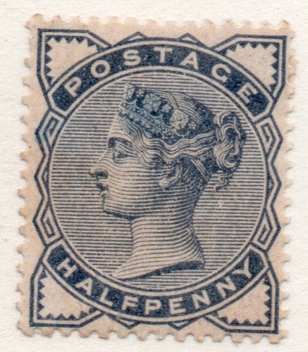 Reino Unido Sello Nuevo De ½ P. Reina Victoria Años 1883-84 