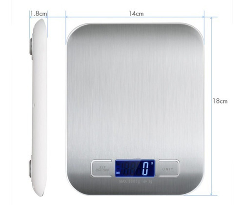 Balanza Digital Portatil Tactil Hasta Desde 1g A 10kg