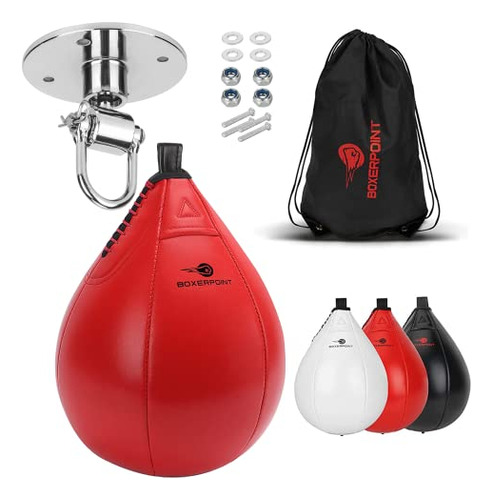 Boxerpoint Bundle Speed Bolsa Con Giro Para El Boxeo Mma Tae