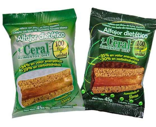 Alfajor Ceral Dietetico 100kcal.