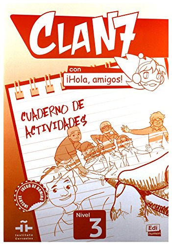 Libro Clan 7 Con Hola, Amigos! 3 Cuaderno De Actividades