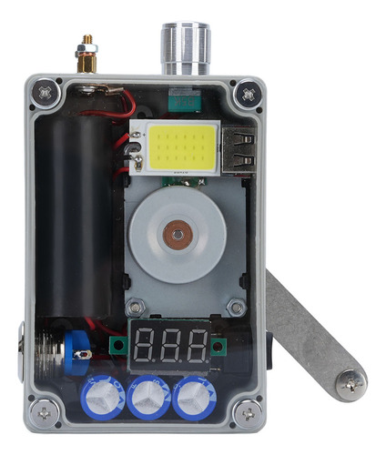H Manivela Generadora Manual Usb Cob Portátil De Emergencia