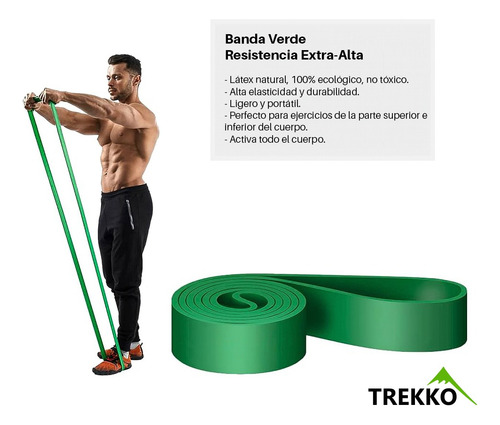 Banda Resistencia Alta Dominada Pull Up Entrenamiento Fitnes