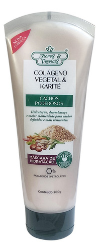 Cachos Poderosos Combo Shampoo +máscara+cond Flores&vegetais