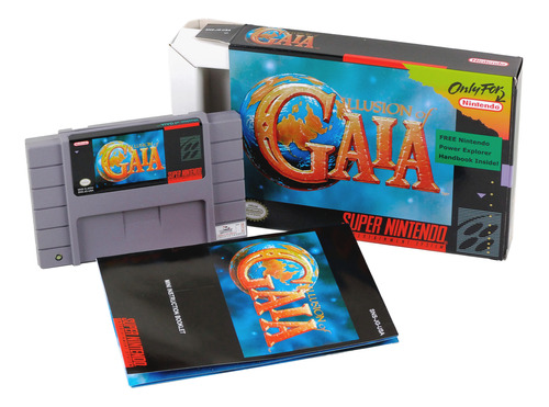 Illusion Of Gaia Super Nintendo Snes Completo Duplo Idioma