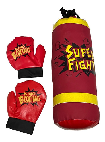 Saco De Boxeo Infantil Con Guantes Niños 321-49