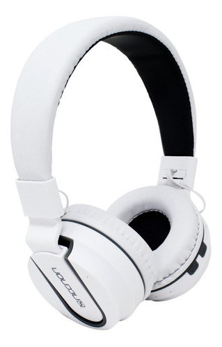 Audifonos Diadema Bluetooth Manos Libres Extra Bass 5 Necnon Color Blanco