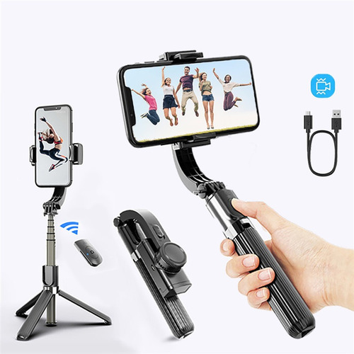 L08 Gimbal Estabilizador Bluetooth Selfie Stick E TriPod