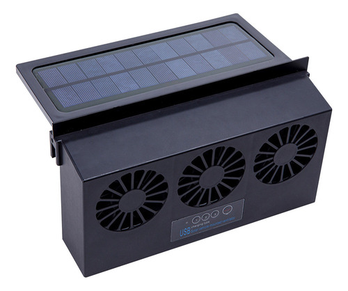 Circulador De Ventilador De Escape Solar Para Automóvil Con