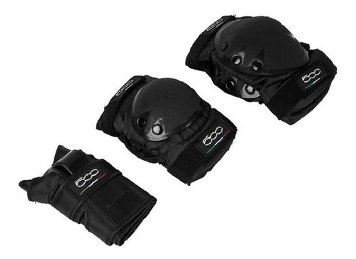 Imagen 1 de 7 de Kit Protecciones Fiat 500 Skate Roller Monopatin Bicicleta
