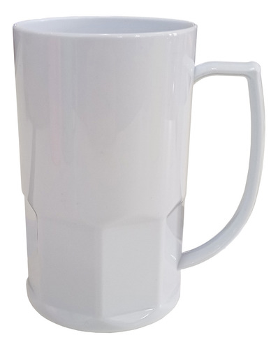 Caneca Polimero Chopp Sublimação 10 Unidades Cor Branco Sem personalização