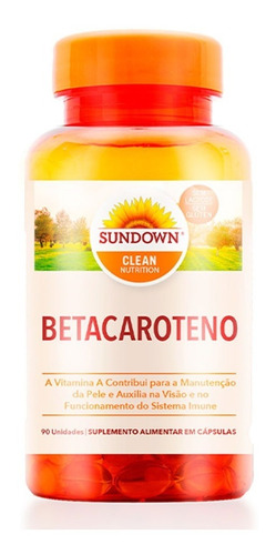 Betacaroteno Sundown 6000ui C/ 90 Cápsulas