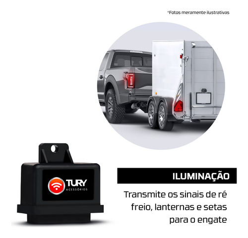 Módulo Iluminação De Carreta Engate P/ New Fiesta Hatch 13/+
