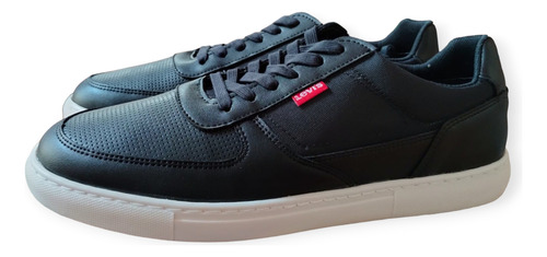 Tenis Para Hombre Levis Negros Comodos Casuales L2222492