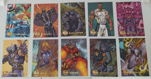 Imagem 5 de 6 de Lote 52 Cards Marvel