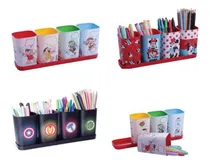 Comprar Kit Porta Canetas Organizadores 5 Peças Personagens