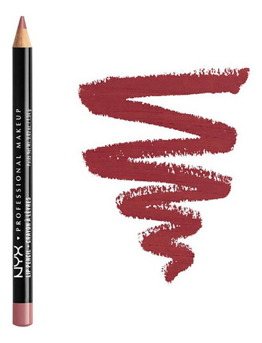 Nyx Slim Lip Pencil Lápis Delineador Boca - Lindas Cores Cor Spl803 Burgundy