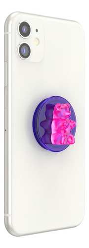 Phone Grip Popsockets Gummy Bear, Color Morado, Con Soporte
