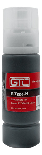 Tinta Alternativa Gtc T554 Para Epson Eco L8160 L8180 70ml