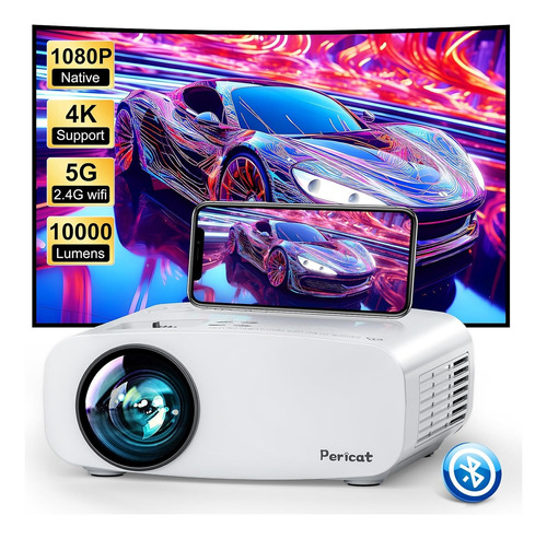 Proyector Native 1080p 4k Wifi 5g Bluetooth, 10000l 300 PuLG