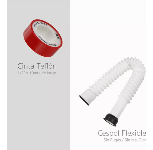 Kit Tarja Para Cocina Escurridor Izquierdo 80x50 Sobreponer Color Plateado