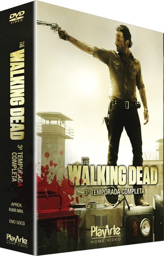 Box Dvd The Walking Dead - 3ª Temporada - 5 Discos