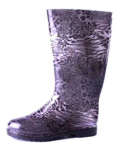 Bota De Lluvia De Mujer (cromic 4300 Caña Alta Storm Animal)