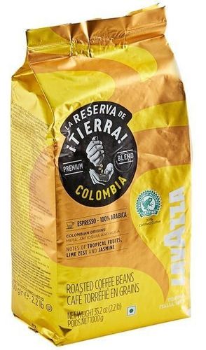 Lavazza Café Tierra Colombia Café Grano 1kg