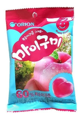 Dulce Coreano Gomitas Orion Durazno 66g