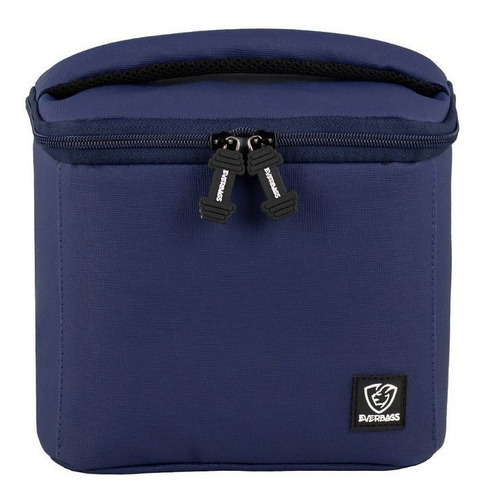 Bolsa Frasqueira Térmica Fitness Academia Lunch Bag Azul Everbags