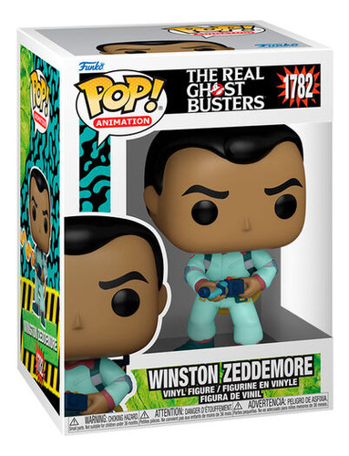 Funko Pop Winston Zeddemore 1782 The Real Ghostbusters