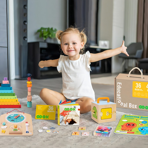 Caja Educativa Juguete Montessori 36 Meses 40 Piezas