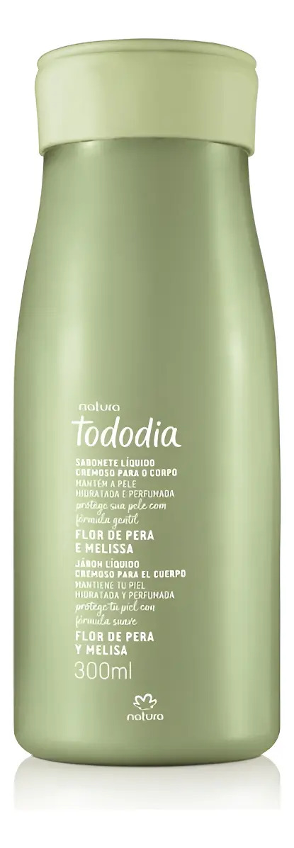 Sabonete Líquido Cremoso Natura ​Tododia Flor De Pera E Melissa 300ml