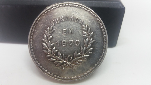 Medalha Império 1870 Fundação Soc. Benef. Portuguesa De Bagé