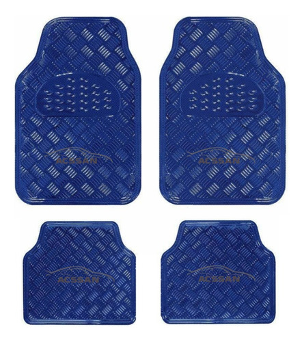 Tapetes 4pz Metalicos Azul Carbono Audi A3 Sedan 15 A 20