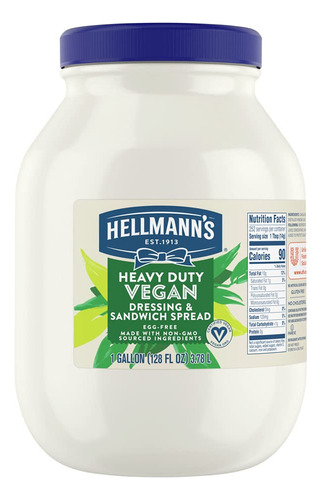 Hellmann's Tarro De Mayonesa Vegana Hecho Con Ingredientes S