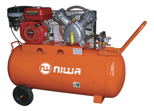 Compresor de aire Combustible Niwa AEW-150 150L 5.5hp naranja