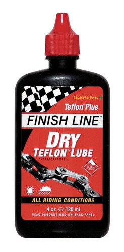 Aceite Para Bicicleta Finish Line Seco 120ml Tefon Plus