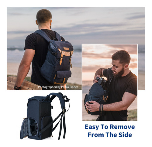 Para Mochila De Cámara Multifuncional K&f Concept