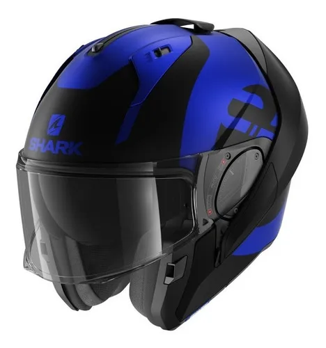 Casco Shark Abatible Evo Es Kedje Azul 100 Franc s Ecer2205
