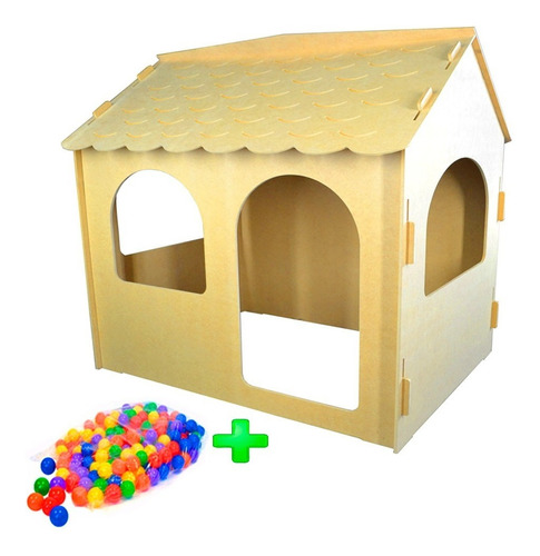 Casita Casa Carpa Infantil Niños Pelotero 90x70c + Pelotitas