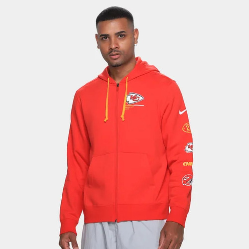 Chamarra Nfl Kansas City Chiefs Legacy Fz Con Capucha