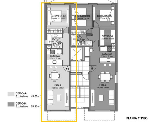 Imagen 8 de 9 de Venta Departamento 1 Dormitorio A Estrenar - Pichincha