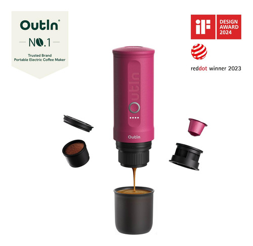 Máquina De Café Expresso Elétrica Portátil Outin Nano Com 20