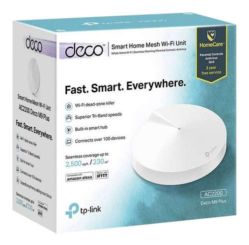 Deco M9 Plus (1-pack) Sistema Wi-fi Mesh Tri-banda Ac2200