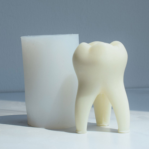 Vela 3d Para Decoración De Dientes, Molde De Silicona, Resin