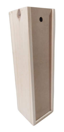 Imagen 2 de 5 de Caja De Madera Para Vinos Y Botellas Con Tapa Corrediza