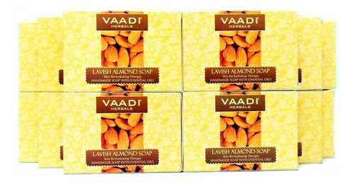 Jabón En Barra Con Aceite De Almendras Vaadi Herbals, Jabón