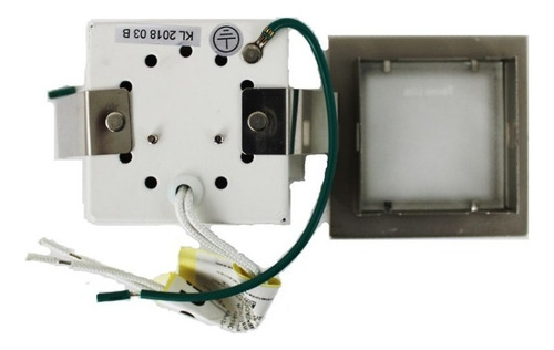 Plafon Empotrado Techo Led Decorativo Tecnolite Color Gris