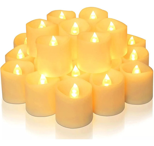 24 Pack Velas Led De Sin Llama, Velas De Pilas